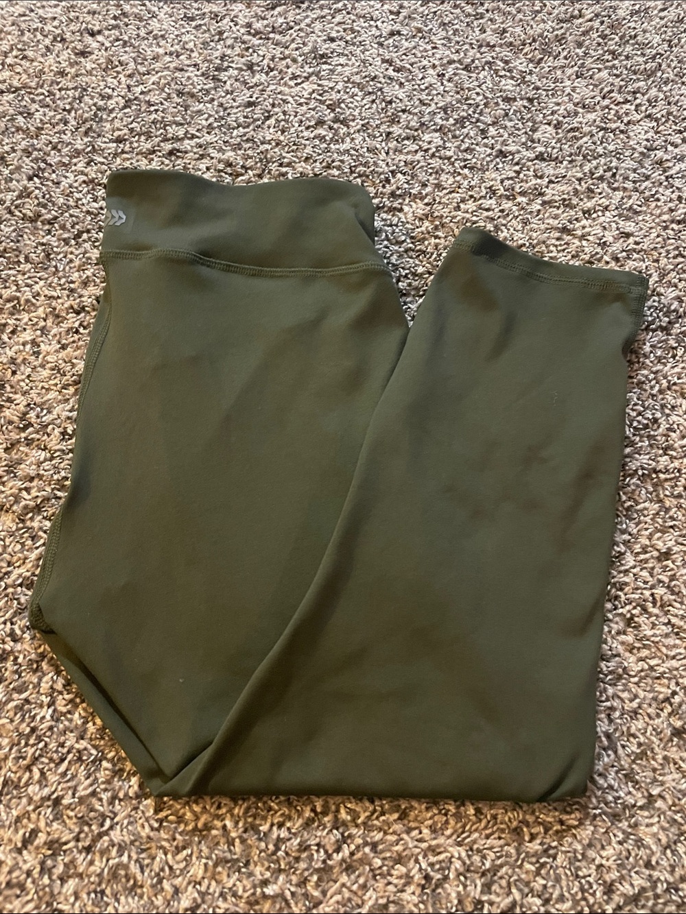 all in motion Dark Olive High-Waist Capri Leggings